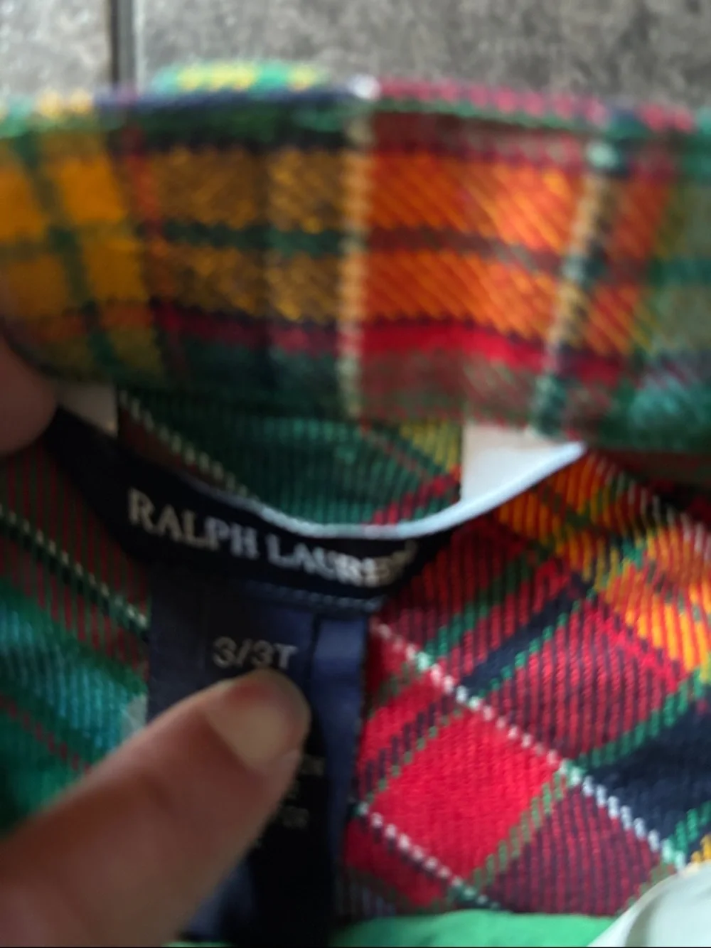 Ralph Lauren classic plaid